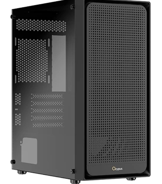 Компьютерный корпус Ocypus Gaммa C50 без БП черный (Gaммa-C50-BKG000XX-GL)