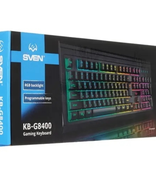 Клавиатура SVEN KB-G8400 проводная, USB Type-A, чёрный