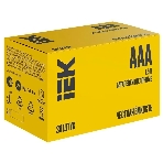 Элемент питания алкалиновый AAA/LR03 Alkaline бокс (уп.28шт) IEK ABT-LR03-OP-B28, фото 1