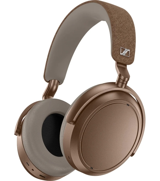 Беспроводные/проводные наушники Sennheiser Momentum 4 Wireless коричневый, полноразмерные, Bluetooth + проводной, активное шумоподавление, до 60 ч