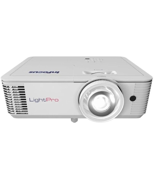 Проектор InFocus IN0048ST DLP, FullHD, 4000 lm, 30 000:1, 0.496:1, 2xHDMI 1.4, VGA in/out, Composite Video, 3.5мм in/out, USB-A, RS-232, RJ-45, лампа 15 000ч.(ECO mode), 10W, 27дБ, 2,9 кг, PJ-Link, БЕЛЫЙ