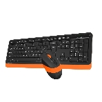 Комплект клавиатура+мышь A4Tech FStyler FG1010 беспроводной, USB, 2000 DPI, чёрный/оранжевый, фото10