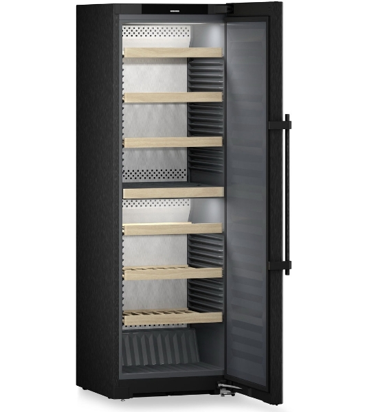 Винный шкаф Liebherr WSbsi 5252-21 001 черный, 413 л, 2 отсека, 155 бут., класс A+