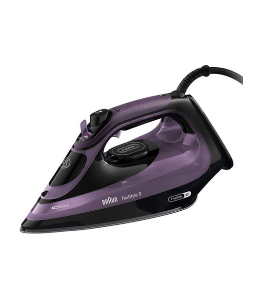 Утюг Braun TexStyle 9 SI9661VI фиолетовый/черный, 3100 Вт, 60 г/мин, 250 г/мин, 330 мл