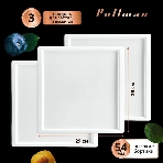 Поддон для пастилы Pullman PL-30203-3 белый 3шт универсальный квадратный р-р 290х290х5,4мм, фото 1