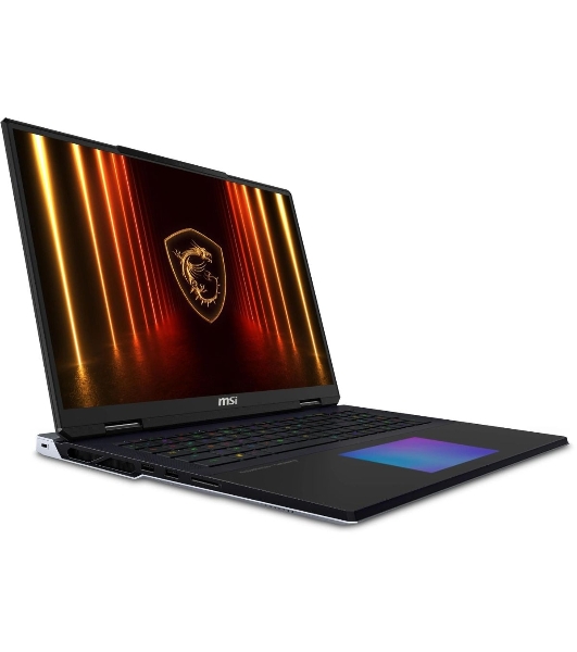 Ноутбук MSI Titan 18 HX AI A2XWJG-206RU черный Core Ultra 9 285HX 64Gb SSD 4Tb NVIDIA GeForce RTX 5090 для ноутбуков 24Gb 18' IPS UHD+ (3840x2400) Windows 11 Home WiFi BT Cam (9S7-182421-206)