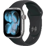 Смарт-часы Apple Watch Series 11 A3331 42 mm, 1.77', OLED, Wi-Fi/NFC/Bluetooth, IP6X, серый космос/черный, фото 1