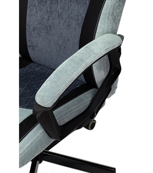 Кресло Бюрократ VIKING 6 KNIGHT BL FABRIC синий, ткань, 120 кг, механизм качания
