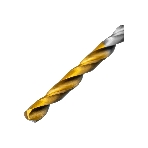 Сверло спиральное по металлу Denzel 3 x 60 мм, Р6М5, Golden Tip, 2 шт., фото5