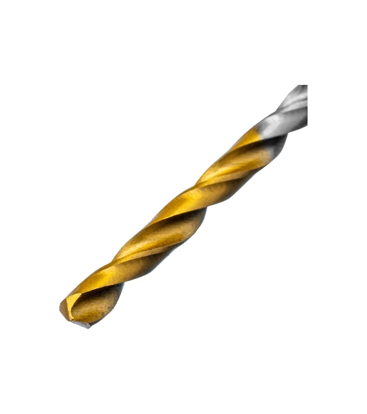 Сверло спиральное по металлу Denzel 3 x 60 мм, Р6М5, Golden Tip, 2 шт.