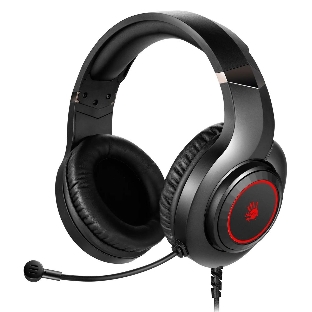 Гарнитура Bloody G220 чёрный, проводная, подсветка