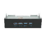 Планка USB 3.0 на переднюю панель 5.25' Gembird FP5.25-USB3-4A, 4xUSB-A 3.0, USB, фото 1