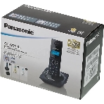 Телефон беспроводной (DECT) Panasonic KX-TG1711RUB черный АОН, Caller ID,12 мелодий звонка,подсветка дисплея,поиск трубки, фото3