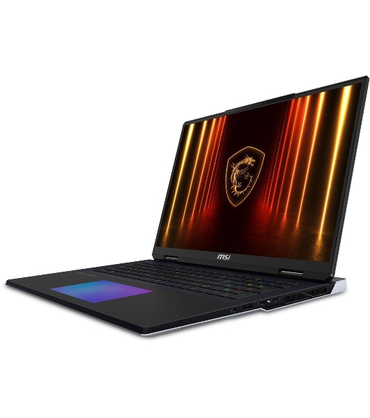 Ноутбук MSI Titan 18 HX AI A2XWJG-206RU черный Core Ultra 9 285HX 64Gb SSD 4Tb NVIDIA GeForce RTX 5090 для ноутбуков 24Gb 18' IPS UHD+ (3840x2400) Windows 11 Home WiFi BT Cam (9S7-182421-206)