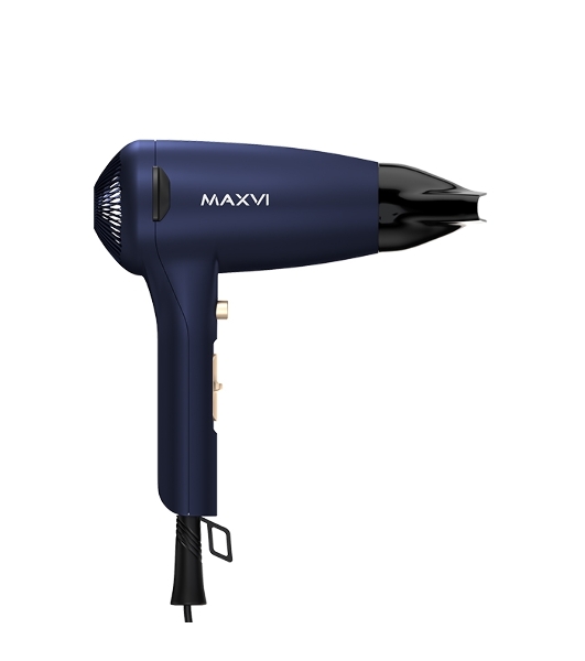 Фен Maxvi HD2001 синий, 2000 Вт