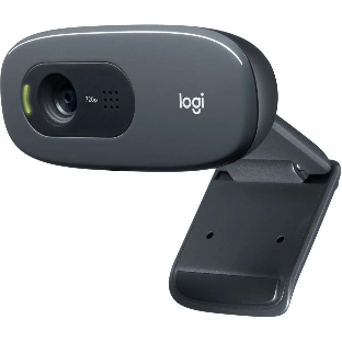 Веб-камера Logitech C270 HD 1280x720, 30 кадр/с, USB Type-A, микрофон (шумоподавление), автоосвещение, универсальное крепление