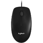 Мышь проводная Logitech M100/100R DARK/GREY (темно-серая/черная), 1000 dpi, USB, кнопки - 3, фото 1