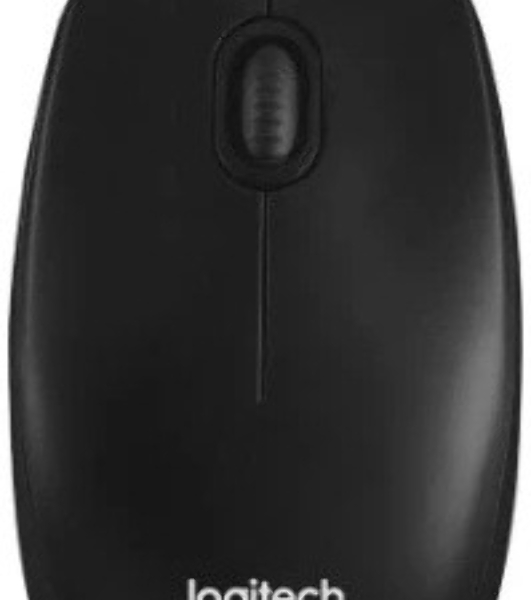 Мышь проводная Logitech M100/100R DARK/GREY (темно-серая/черная), 1000 dpi, USB, кнопки - 3