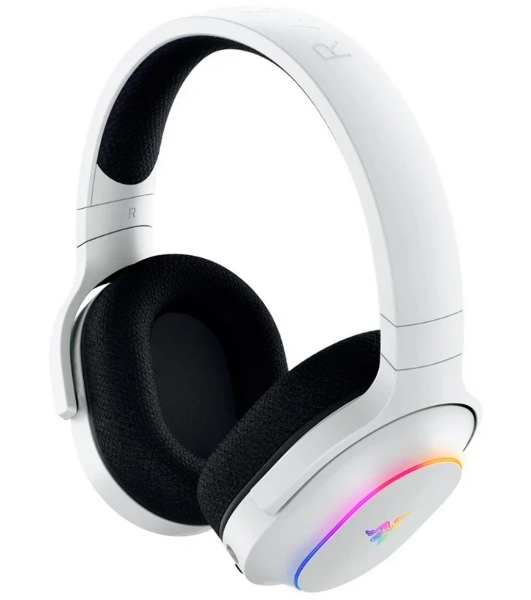 Гарнитура Razer Barracuda X Chroma белый, беспроводная, радиоканал, до 70 ч, съёмный микрофон, подсветка