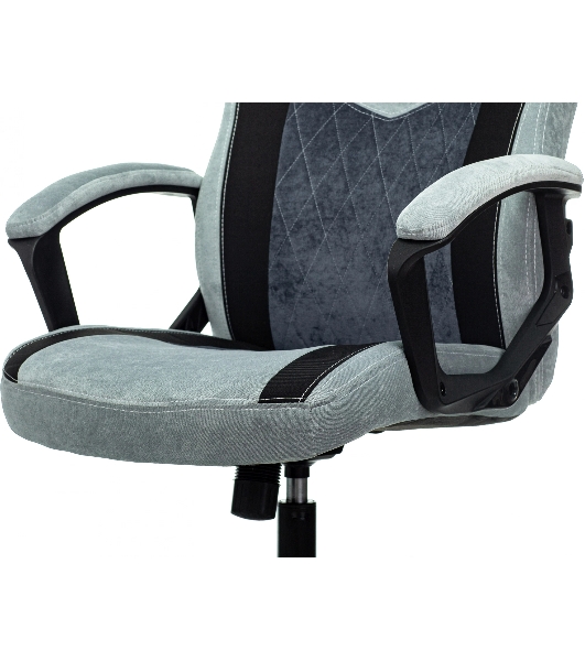 Кресло Бюрократ VIKING 6 KNIGHT BL FABRIC синий, ткань, 120 кг, механизм качания