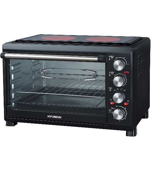 Мини-печь Hyundai MIO-HY086 38 л, 1600 Вт, черный