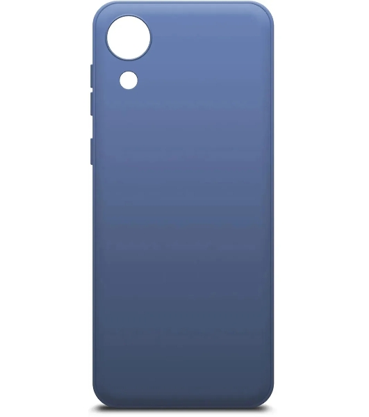 Чехол (клип-кейс) BoraSCO Microfiber Case для Samsung Galaxy A03 Core синий