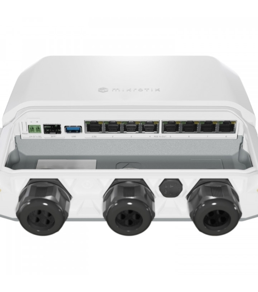 Маршрутизатор/RB5009UPr+S+OUT Wired router 2.5 Gigabit Ethernet, Gigabit Ethernet White
