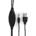 Акустическая система Gembird SPK-204, черный МДФ,2х3 Вт, регулятор громкости, USB, фото2