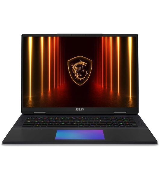 Ноутбук MSI Titan 18 HX AI A2XWJG-206RU черный Core Ultra 9 285HX 64Gb SSD 4Tb NVIDIA GeForce RTX 5090 для ноутбуков 24Gb 18' IPS UHD+ (3840x2400) Windows 11 Home WiFi BT Cam (9S7-182421-206)
