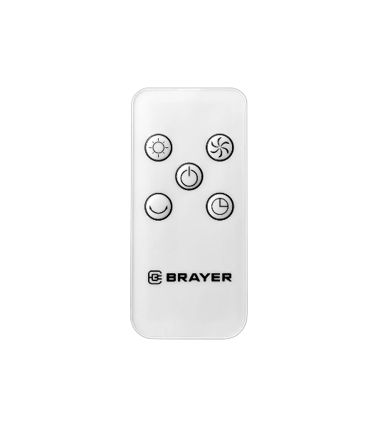 Вентилятор BRAYER BR4957 белый, напольный, 60 Вт, 3 скорости