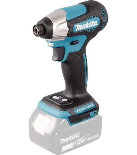 Дрель-шуруповерт Makita DTD157Z, 18 В, 0 Ач, 140 Нм, бесщеточный, ударный