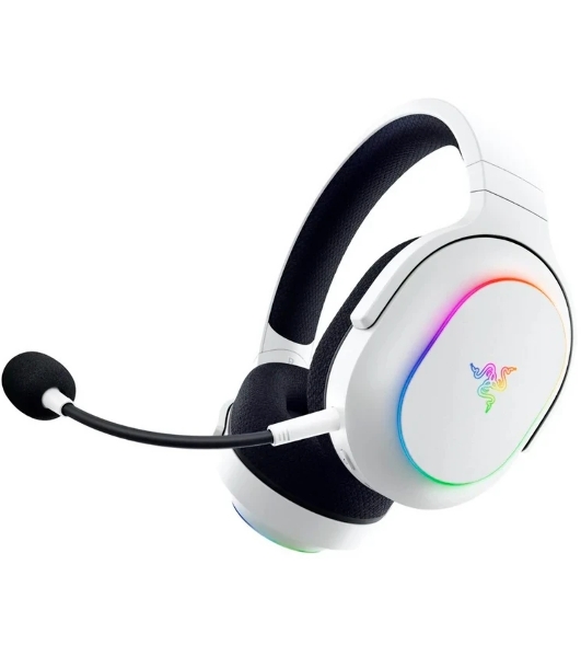 Гарнитура Razer Barracuda X Chroma белый, беспроводная, радиоканал, до 70 ч, съёмный микрофон, подсветка