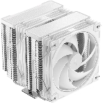 Кулер для процессора DEEPCOOL AG620 G2 WH LGA1954/1851/1700/AM5/AM4 (9шт/кор, TDP 270W, PWM, DUAL Black Fan 120mm, 6 тепл. трубок, белый) RET, фото 1