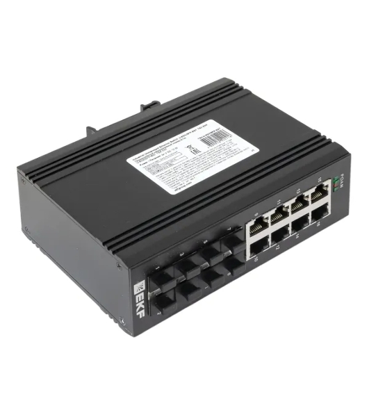 Коммутатор EKF TSX-U-8GX/SFP-8GT, 8×1 Гбит/с + 8×1 Гбит/с SFP, неуправляемый