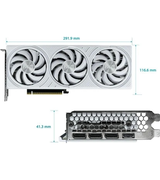 Видеокарта Palit PA-RTX5070 WHITE OC 12GB RTX5070 12Gb 192bit GDDR7 2325/28000 HDMIx1 DPx3 HDCP Ret