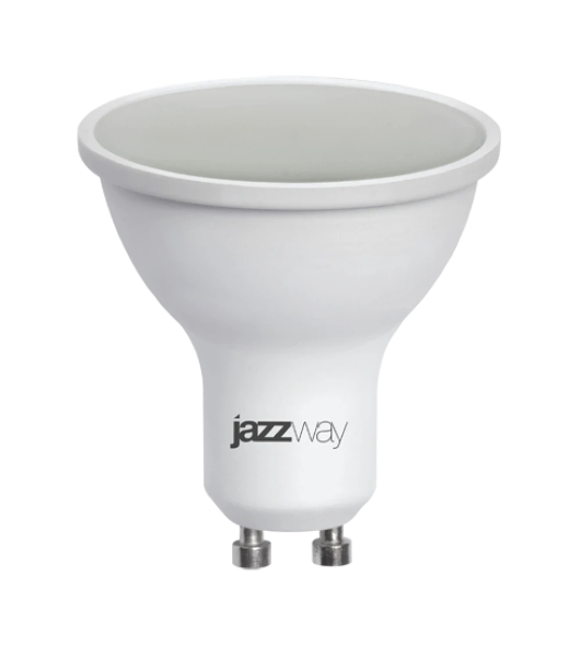 Лампа светодиодная JazzWay PLED-SP 7Вт 3000К теплый белый GU10 520лм 230В