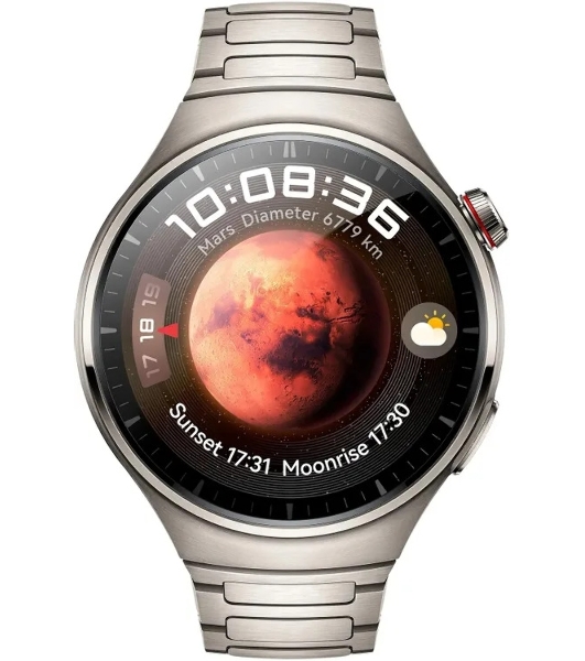 Умные часы Huawei Watch 4 Pro MDS-AL00, 1.5' AMOLED, 4G, eSIM, Bluetooth, WR50, титановый