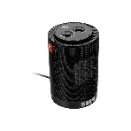 Тепловентилятор керамический Denzel DTFC-1200S, черный, 600/1200 Вт, 12 м2, 3 режима, термостат, фото2