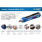 Отвертка аккумуляторная 4 Vmax, в кейсе с набором 33 бит ЗУБР Профессионал PSD-4S, фото4