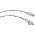 Шнур комм. Cabeus, кат. 5е, экр., F/UTP, RJ45/RJ45, LSZH, AWG24, 0.5м, серый, фото 1