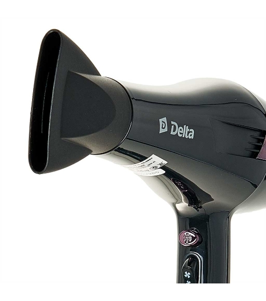 Фен Delta DL-0908 черный/коричневый, 2000 Вт