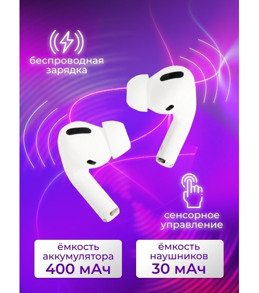 Наушники HOCO EW05 Plus беспроводные оригинальной серии с док станцией TWS, ANC, BT 5.1 белый