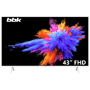 Телевизор BBK 42.5' 43LEM-1054/FTS2C (W) белый DLED FHD 60Hz