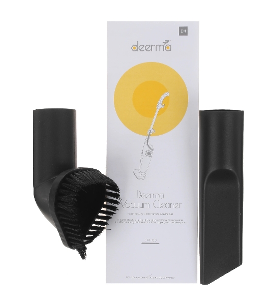 Пылесос вертикальный Deerma DX115C черный, питание от сети, 600 Вт, уборка сухая, пылесборник 1.2 л