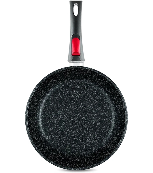 Сковорода 24 литая Индукция Гранит с/р НМП
