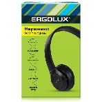 Беспроводные/проводные наушники Ergolux ELX-BTHP01-C02 черный, накладные, Bluetooth + проводной, складная конструкция, до 6 ч, фото3