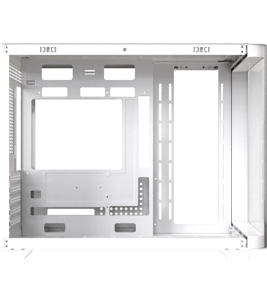 Компьютерный корпус AeroCool/Formula Crystal U2M Floe белый без БП mATX 1xUSB 3.0 audio bott PSU