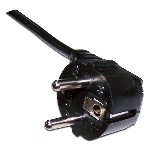 Шнур питания Lanmaster LAN-PP13/SHA-0.5-BK C13-Schuko проводник.:3x0.75мм2 0.5м 220В 10А (упак.:1шт) черный, фото3