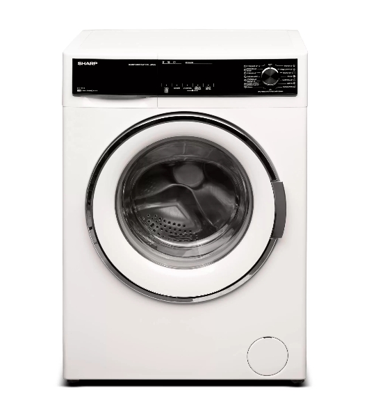 Стиральная машина Sharp ES814RW белый, загрузка фронтальная 8 кг, 1400 об/мин, класс: A+++