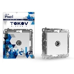 Коннектор TV TOKOV ELECTRIC СП Pixel механизм белый, фото 1